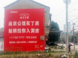 绥江墙体广告在乡镇、农村市场的媒体优势