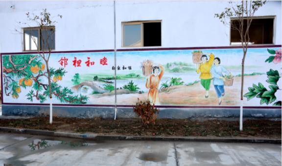 绥江乡镇文化墙 乡风文明焕发新活力
